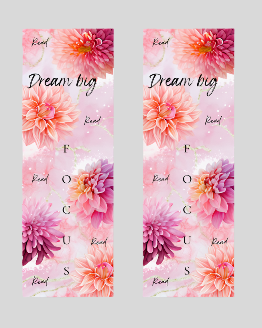 Dream Big & Focus Bookmark