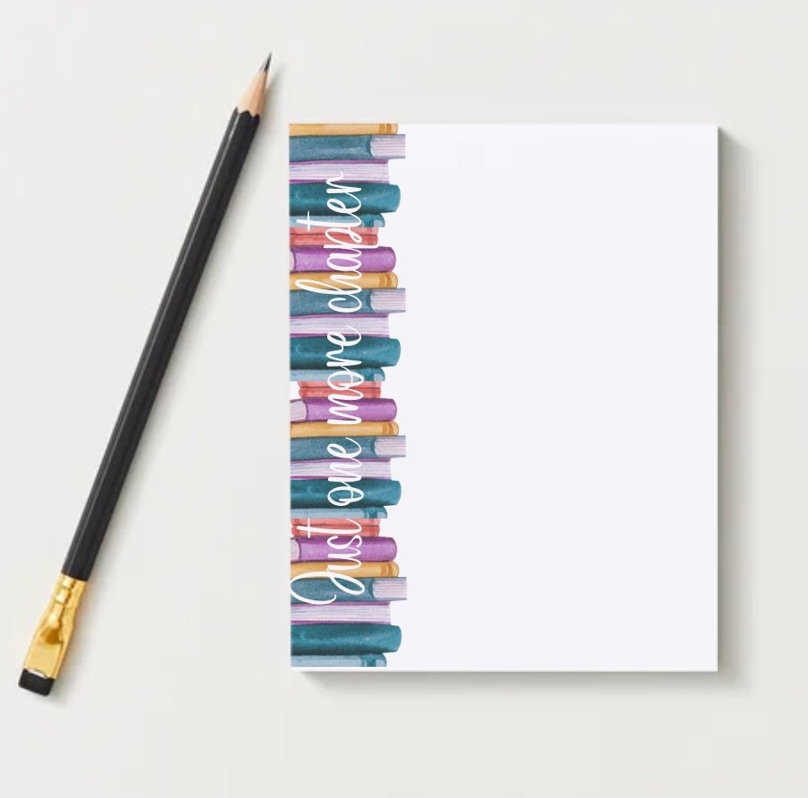 Book Lovers "One more chapter" Notepad