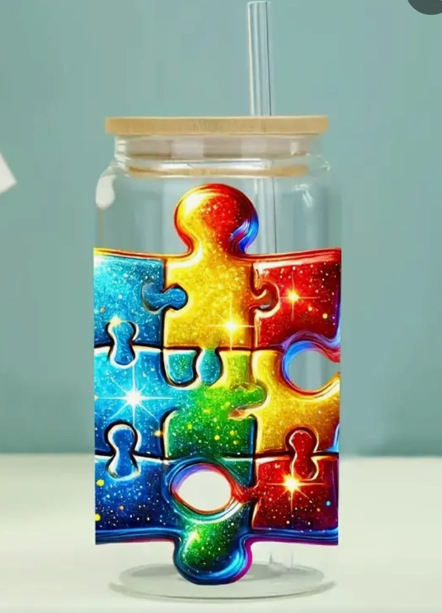 Autism Awareness (C) Acrylic Tumbler