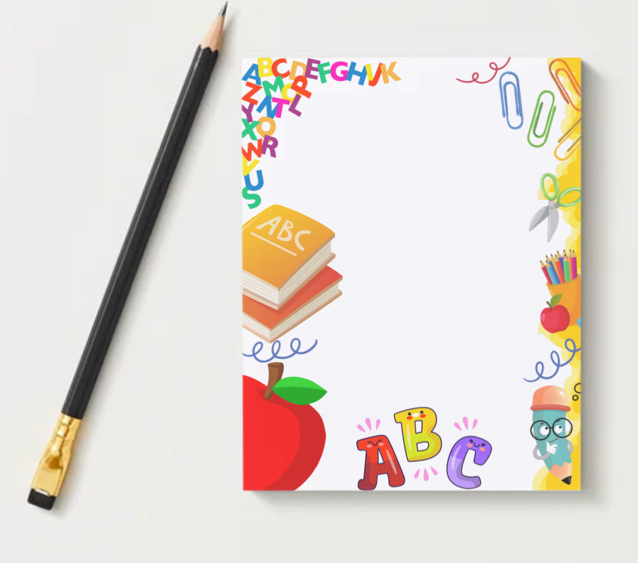 ABC Theme Notepad Set