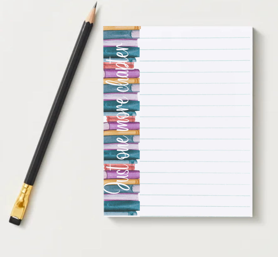 Book Lovers "One more chapter" Notepad
