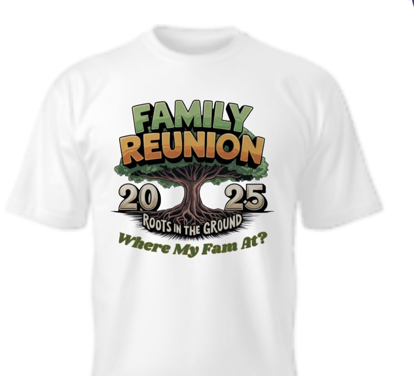 Customizable Family Reunion T-shirt ( Style B)