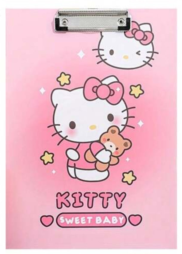 Pink Hello Kitty Clipboard