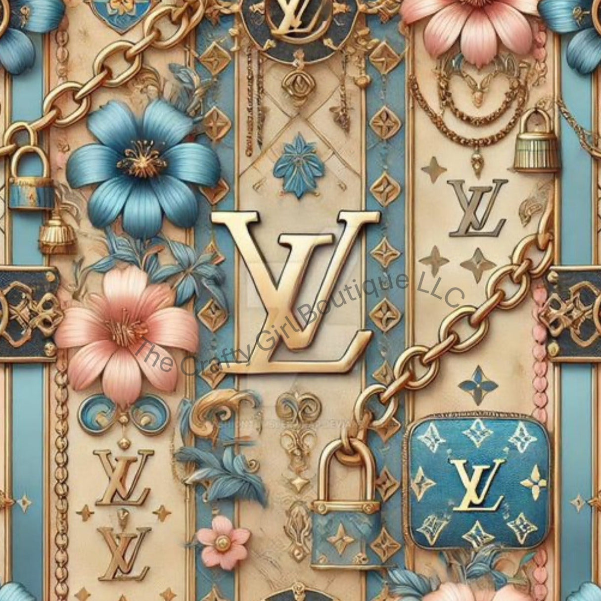 LV Design Skinny Tumbler