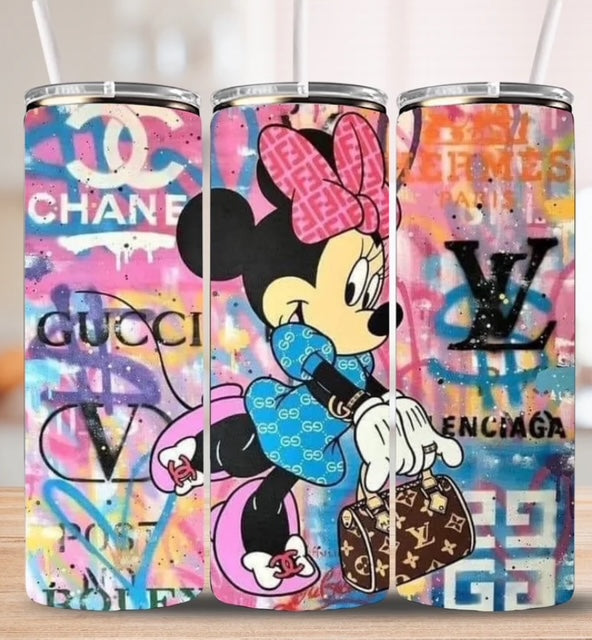 Minnie Mouse Luxury Brands Skinny Tumbler