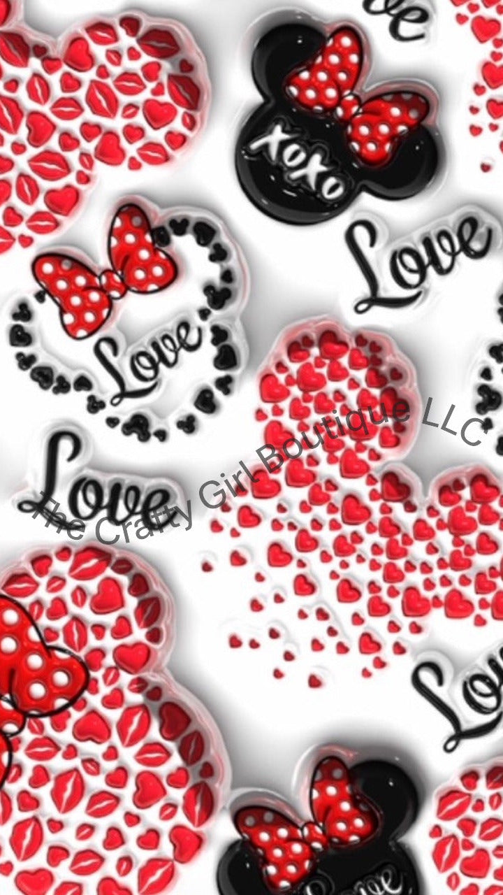 Minnie Mouse Love Skinny Tumbler