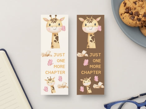 Giraffe "One more Chapter " Bookmark