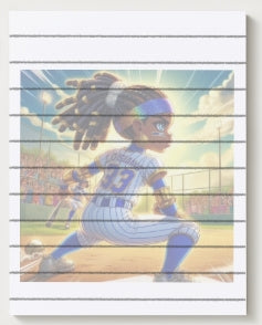 Sporty Girls Notepad