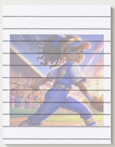 Sporty Girls Notepad