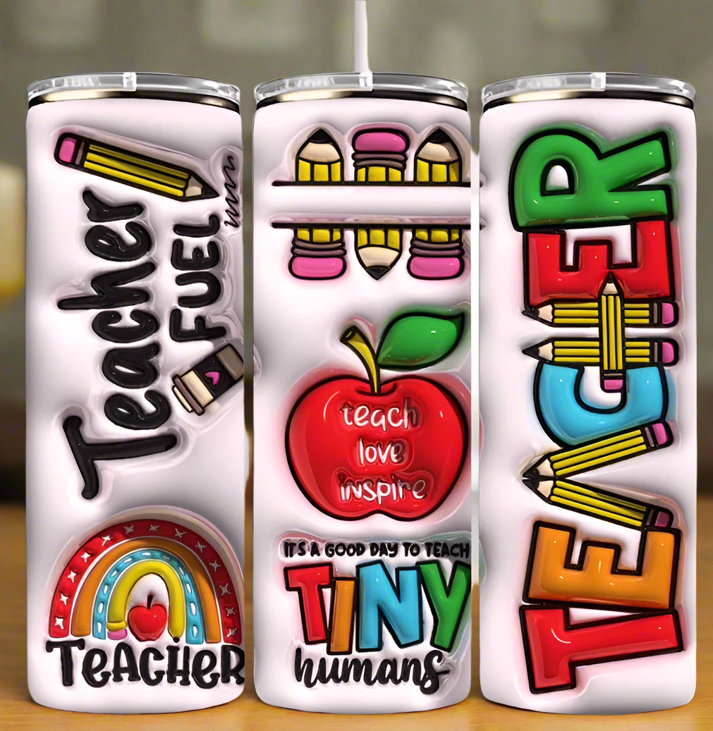 Teacher Inflated Tumbler