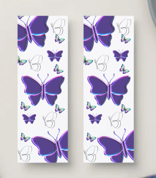 Purple Butterfly Bookmark