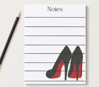Red Bottoms Notepad